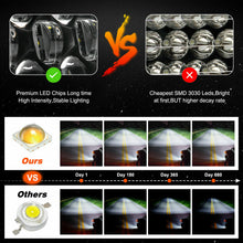 2PC 7x6'' 5x7'' inch LED Headlights Hi/Lo/DRL for 1983-2004 Toyota Hilux Pickup