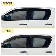 Injection Weather Shields Window Visors For Toyota Hilux Dual Cab 2015-2024 N80