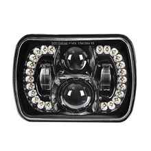 Pair 5x7'' 7x6'' Led Headlights High/low Beam with Turn Signal & DRL for Jeeps Truck Off Road