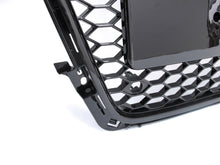 RS4 Style Honeycomb Black Front Grille For Audi A4 S4 B8 2009–2012