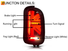 Red / Smoked Lens LED Tail Lights Assembly For MINI Cooper Clubman Rear Lamps 2007-2013