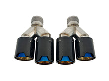 62mm Inlet Carbon Fiber Exhaust Tips Tailpipe Universal