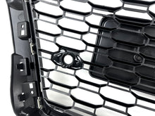 RS3 Style Badgeless Front Grille Black Honeycomb For Audi A3 S3 8V 2017–2020