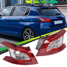 Set Pair LH+RH Tail Light Rear Lamp LED For Peugeot 308 T9 Hatch 2014~2017
