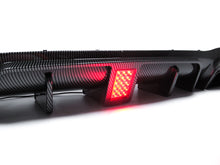 Carbon Look LED Bumper Diffuser Exhaust Tips for Mercedes E W213 Sedn AMG Pack di127