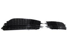 Black Front Bumper Fog Light Covers For Audi A6 C7 Non-S-Line 2012-2015