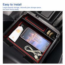 Car Center Console Armrest Storage Box Tray For 2015-2025 Toyota Fortuner