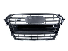 Gloss Black S4 Style Front Bumper Grille For Audi A4 S4 B8.5 2013–2016