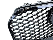 Glossy Black Front Mesh Grille Grill For Audi A6 S6 C7 2012-2015 fg146