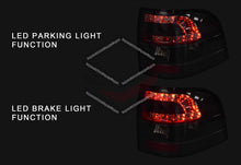 Black LED Tail Lights Rear Lamps For Holden Commodore VE S1 S2 2006-2013 Omega SV6 SS SSV - Ute Only