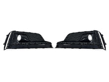 Pair Front Bumper Fog Light Grille Trims w/ ACC Audi A5 S-Line / S5 2017-2019