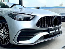 Front Bumper GTR Style Grille Black/Chrome For Mercedes-Benz C200 C300 AMG W206 Sedan 2022–2023