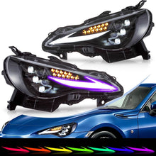For 2012-2020 Toyota GT86 Subaru BRZ RGB LED Headlights DRL Sets W/Startup Animation