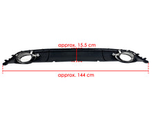 Black Rear Diffuser + Chrome Exhaust Tips for Audi A4 B8.5 Non-Sline 2013-2016 di199