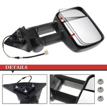 2x L+R Towing Mirrors Power Glass fit 1990-1998 Toyota Land Cruiser 80 Series Black