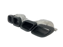 Carbon Fiber Exhaust Muffler Tips for Mercedes W205 C63 C63S AMG 2019-2021
