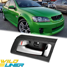 LH Left Hand Door Handle Inner Rear (Silver Black) For Holden Commodore VE S1 & S2 2006-2013