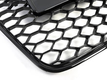 RS5 Style Badgeless Gloss Black Honeycomb Front Grille For Audi A5 S5 B8.5 2013–2016