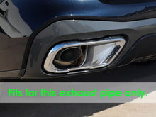 Black Twin Exhaust Tips Tailpipe for BMW X5 G05 X6 G06 X7 G07 40i 2019-2024