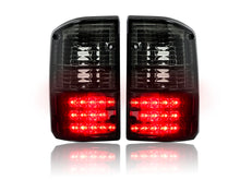 Pair LED Tail Lights Lamp For Nissan Patrol GQ 1/2 Series 1988-1997 Smoked+Black