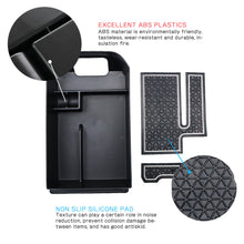 Car Center Armrest Storage Box Organizer Tray For 2019-2025 Toyota RAV4