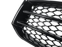 Gloss Black Fog Light Grille Covers Left+Right Audi RS5 2010-2016
