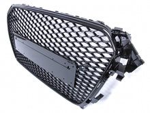 RS4 Style Honeycomb Front Grille Badgeless For Audi A4 S4 B8.5 2013–2016