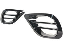 Black Fog Light Grille Bezels Air Vent Cover for Mercedes W213 S213 A238 C238 AMG Line Facelift 2021-2023 pz99