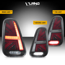 Pair For Mini Cooper R50 R52 R53 2001-2006 LED Tail Lights W/Sequential
