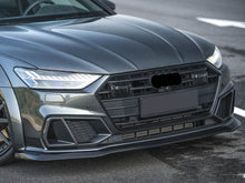 Pair Front Bumper Fog Light Grilles Audi A7 C8 Sportback 2019-2025