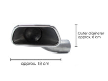 Black Chrome Exhaust Pipe Muffler Tips for BMW X5 F15 28i 30i 2014-2018