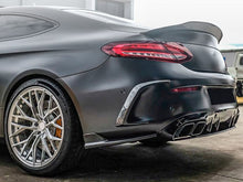 Gloss Black Rear Bumper Splitters Side Canards for Mercedes W205 C205 Coupe C300 C43 AMG 2015-2021
