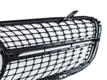 Black Diamond Front Bumper Grille for Mercedes GLC X253 2016 - 2019