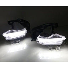 DRL LED Daytime Running Light Fog Lamp Bezels For Toyota Kluger 2014 2015 2016