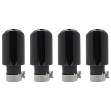 2.5 Inch Inlet Muffler Tail Pipe Exhaust Tips Black for Porsche Cayenne 2019-2024