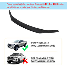 Bonnet Protector Hood Guard Tinted For Toyota Hilux 2015-2020 N80