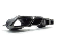 C63 Style Black Rear Diffuser + Exhaust Tips For Mercedes W205 Sedan Non-AMG 2015-2021