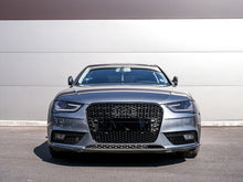 RS4 Style Honeycomb Front Grille Badgeless For Audi A4 S4 B8.5 2013–2016
