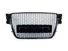 Badgeless Gloss Black Honeycomb RS5 Style Front Grille For Audi A5 S5 8T 2008–2012