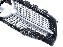 Black/Silver Diamond Front Grill for Mercedes CLA C118 2020-2023 fg94