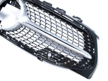 Black/Silver Diamond Front Grill for Mercedes CLA C118 2020-2023 fg94