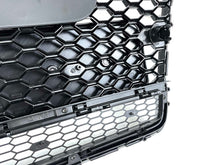 Gloss Black Honeycomb Front Grille For Audi A4 B7 Non-S-Line 2005–2008