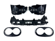 Gloss Black Rear Diffuser + Exhaust Tips for Mercedes CLA C118 W118 CLA35 CLA45 AMG 2020-2024