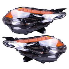 Pair LH+RH Black Headlight Lamps for Mitsubishi Triton MQ GLX 2015-2018 Ute