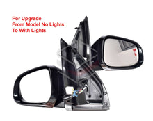 Set Pair LH+RH Electric Door Mirror Wth Light No Memory Ford Falcon FG FGX 2008-2016 Series 1&2