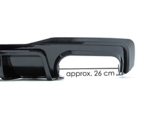 Glossy Black Rear Diffuser Lip + Exhaust Tips for Audi A7 Sedan S-Line 2019-2023 di85