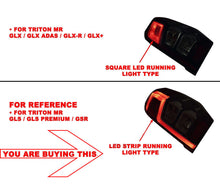 Pair LED Tail Light Rear Lamp For Mitsubishi Triton MR GLS 2019-2021