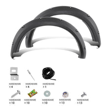 2pcs Front Fender Flares for Mitsubishi Triton 2006-2014 MN ML GLX GLX-R Wheel Arch Dual Cab
