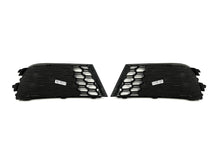 Pair Front Bumper Fog Light Grilles Honeycomb Audi A3 S-Line / S3 2017-2020