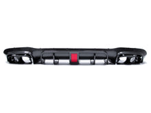 Carbon Look LED Bumper Diffuser Exhaust Tips for Mercedes E W213 Sedn AMG Pack di127